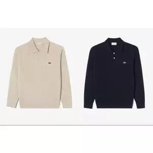 라코스테 LACOSTE 센텀 제습제0남성 케이블 긴팔 스웨터 폴로 AH580E-55N 2컬러 중 택 1 407916