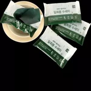 설거지 일회용 차박 야외설거지 야외 캠핑 낚시 캠핑용품 수세미 세제포함