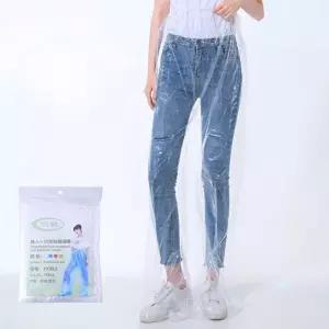 (보리별) 비닐바지 방수 우비바지 비옷 우의 투명 비닐바지 우비 하의 비옷