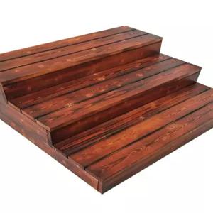 원목 나무 계단 간이 디딤대 보조 발판 보호 무릎