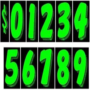 자동차 차트용 EZ 라인 비닐 데칼 대량 사용 스티커 11 12개 윈드실드 번호 프로 팩 딜러 용품