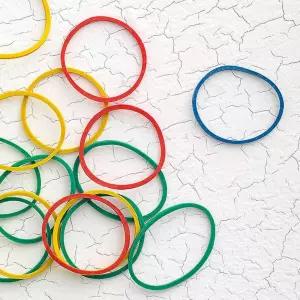 둥근 컬러 고무줄 포장 용 탄력 대용량 밴드 색깔 끈 고무줄 밴드 컬러