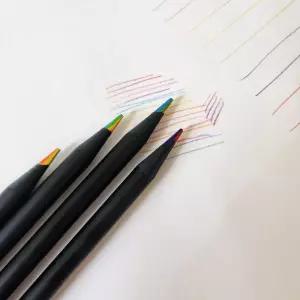 7색상 멀티컬러 색연필 문구 사무용 필기 색칠 다꾸 다이어리 꾸미기 웹툰