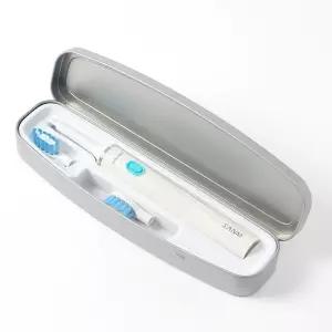 강력 진동 음파 전동칫솔 건전지식 휴대용 W형 칫솔모