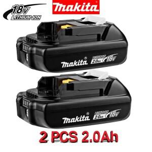 마키타 18V 2.0Ah BL1820B 충전식 배터리 2팩 전동 공구용
