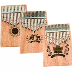 마호가니 칼림바 입문용 키칼림바 어린이 17 음계 칼림바 초보자 취미용 손가락 엄지