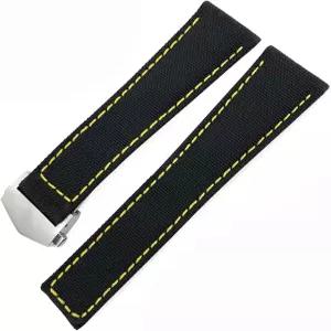 태그 호이어 카레라 아쿠아레이서용 AEMALL 20mm 22mm 시계 팔찌 캔버스 나일론 가죽 시계줄 접이식 버클