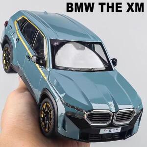 1:24 합금 BMW XM 장난감 자동차 다이캐스트 모델 사운드 라이트 6 도어 오픈 미니어처 풀백 차량 소년 생