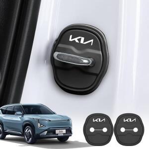 4개 실리콘 자동차 도어락 커버 스티커 기아 K4 K5 K6 K7 스토닉 스팅어 벙가 카렌스 모하비 보레고 세도나