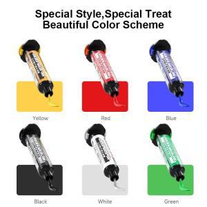 6가지 색상 10ml UV 경화 납땜 마스크 잉크 (PCB BGA 회로 기판 절연 보호 납땜 페이스트 플럭스 오일 정)