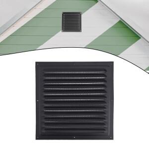 외벽 공기 배출구용 알루미늄 합금 환기 그릴 커버  사각형 루버 배기구  다양한 크기
