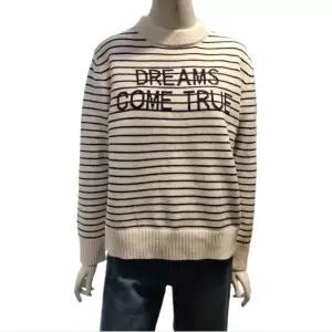 [롯데백화점]SOUP 자가드 레터링 스트라이프 니트(SBALK3E)