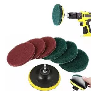찌든때브러쉬 전동드릴청소수세미 타일 찌든때 회전 자동원형수세미 7종 (WFK9YUK)