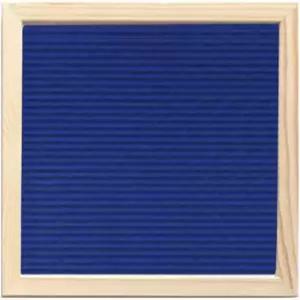 나무 메시지 보드 펠트 레터 10x10인치 패널 170개의 스티커 홈 레스토랑 웨딩 데코 파란색