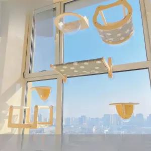 윈도우 해먹창문 캣타워 반려용품 유리창 투명 흡착판