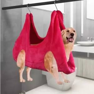 반려견 미용대 해먹 미용복 세트