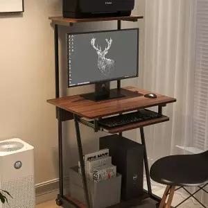 소형 컴퓨터 책상 조립식 수납 게임 공간 탑 데스크