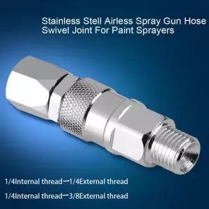 PVC레듀샤 14 스틸 에어리스 고압 스프레이건 호스 스위블 조인트 페인트 분무기용 38인치