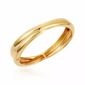 [모룬] 14K 인터루프 크로스 올밴드 할로우링 반지 MOR41686