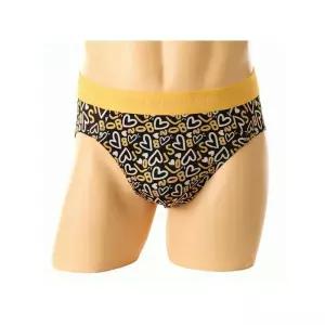 [솔브] 정상 폴리50D 스판 하트나염 남성 브리프 남자 삼각팬티 SMP6160 YE C_P414494988