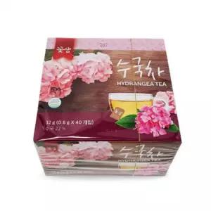 우롱차 수국차 마시는차 냉온 건강티백 음료 조화장식