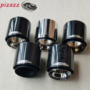 1 Pcs 자동차 탄소 머플러 팁 미니 쿠퍼 F54 F55 F56 F57 F60 R55 R56 R57 R58 R59 R60 R61 JCW 배기관