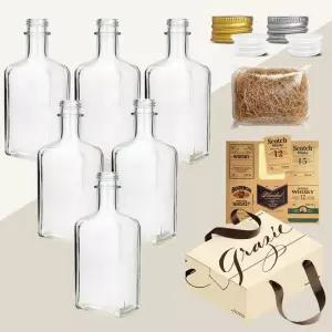 미르 위스키 키트 바이알 유리병 양주 300ml IS300S 6종 세트 선물박스 속마개 스티커 올인원 패키지