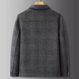 남자 하프 코트 루즈핏 터틀넥 울 추동 오버사이즈 원픽4