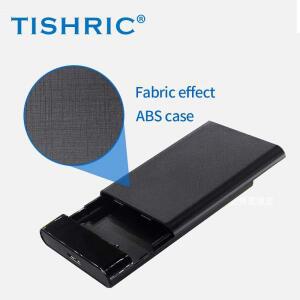 TISHRIC 외장 하드 드라이브 인클로저, 게이밍 컴퓨터용 SSD Sata to USB 3.0 HDD 케이스, 2.5 인치 디스크