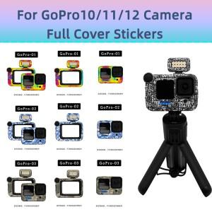 GoPro Hero 10 11/12 스포츠 카메라 스티커 긁힘 방지 보호 필름 방수 데칼개성 있는 피부 액세서리