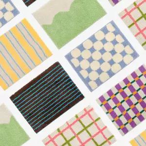 [파크론] 1+1+1 자카드 러그 발매트 (60x45cm)