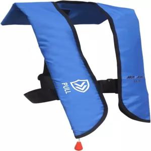 VOGUCCLO 매뉴얼 풍선 구명조끼 PFD 재킷 카약 낚시용 로우 프로파일 제트 스키 최대 330파운드 지원