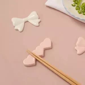 [모던하우스] 러브소르베 트리플하트 수저받침 핑크