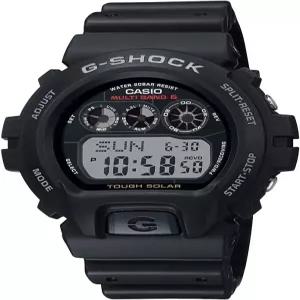 Casio G-Shock GW6900-1 남성용 터프 솔라 블랙 레진 스포츠 시계
