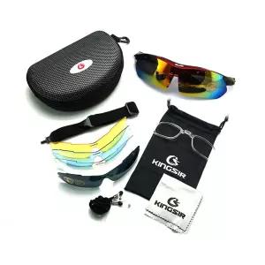 KINGSIR 자전거 스포츠 편광 선글라스 고글 089 형