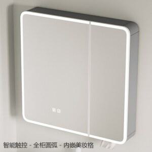 욕실 거울 수납장 벽걸이형 세라믹 40x70cm 60스마트거울장 스테인레스