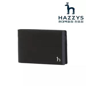 헤지스ACC HJWA6E032BK COLOR POINT 블랙 라인배색 소가죽 반지갑22446222382094333