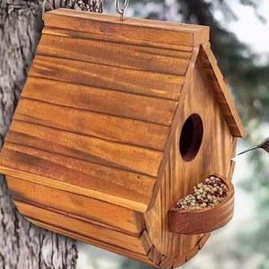 야외용 나무 새집 자연 둥지 장식용 튼튼한 금속 플러스 파랑새집 핀치를 파랑새