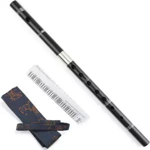 플라스틱 블랙 일본 시노부 플루트 7 혼 2 섹션 악기