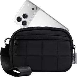 여성용 다다니즘 손목시계 지갑 RFID 차단 휴대폰 분리형 손목 스트랩과 지퍼 포켓 3개가 있는 퀼트