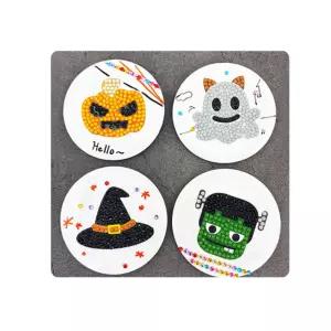 어린이집 엄마표놀이 엄마표수업 수조작놀이 할로윈 뱃지만들기 창의력