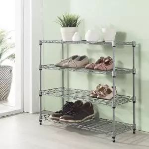고품질 4단신발정리대 신발수납선반 원룸 쉬운정리대 4단 DIY 슬림 (WFKBK5B)