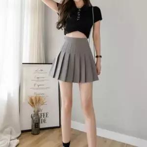 스커트 치마 SK 여성 속바지 내장 숏 플리츠 테니스