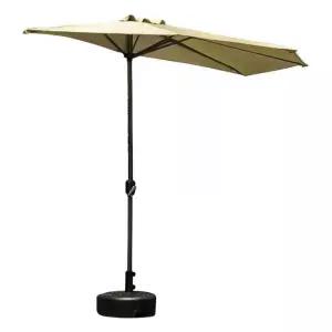 벽면 파라솔 반쪽 대형 접이식 옥상 차양막 사이드 테라스