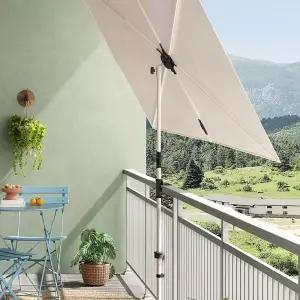 발코니그늘막 안뜰파라솔 야외 차양막 테라스 보호 감성