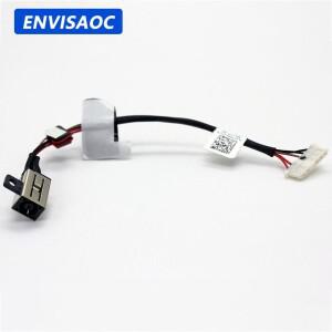 델인스피론 노트북 DC 전원 커넥터 잭 DC-IN 충전 플렉스 케이블 17 5755 P28E P64G 용 037KW6 DC30100UB00