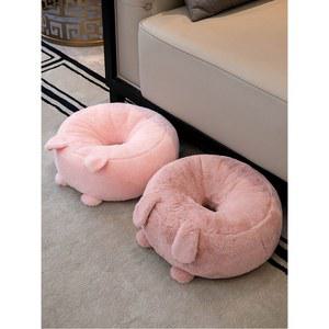 캐릭터 오리 곰돌이 좌식 도넛방석 허리쿠션 바닥쿠션