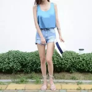 밴딩 하이웨스트슬랙스 여자 여성반 팬츠 와이드 (WFKBMMV)