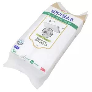 3M ScotchBrite 정전기청소포 대형30매/부직포 밀대 먼지 제거 크리 머리카락 흡착 청소기 리필 티슈