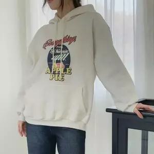 여성 애플파이 나염 보온 빅사이즈 후드티